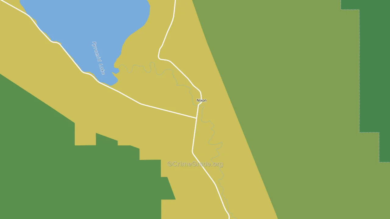 89424, NV Map of Vehicle Theft Rates