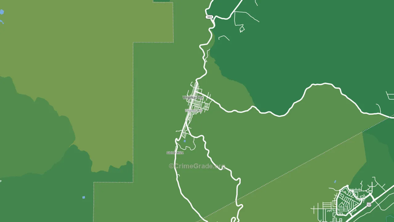 89440, NV Map of Vehicle Theft Rates