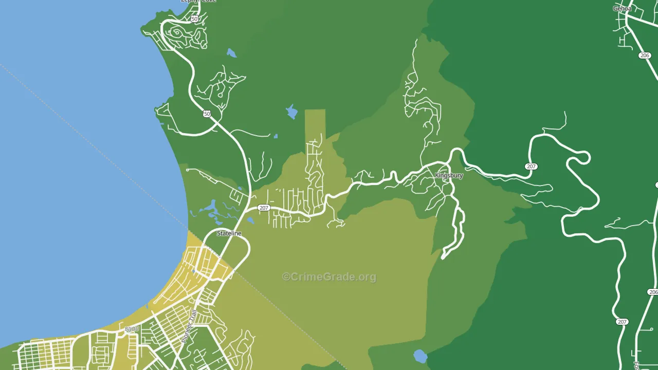 89449, NV Map of Vehicle Theft Rates