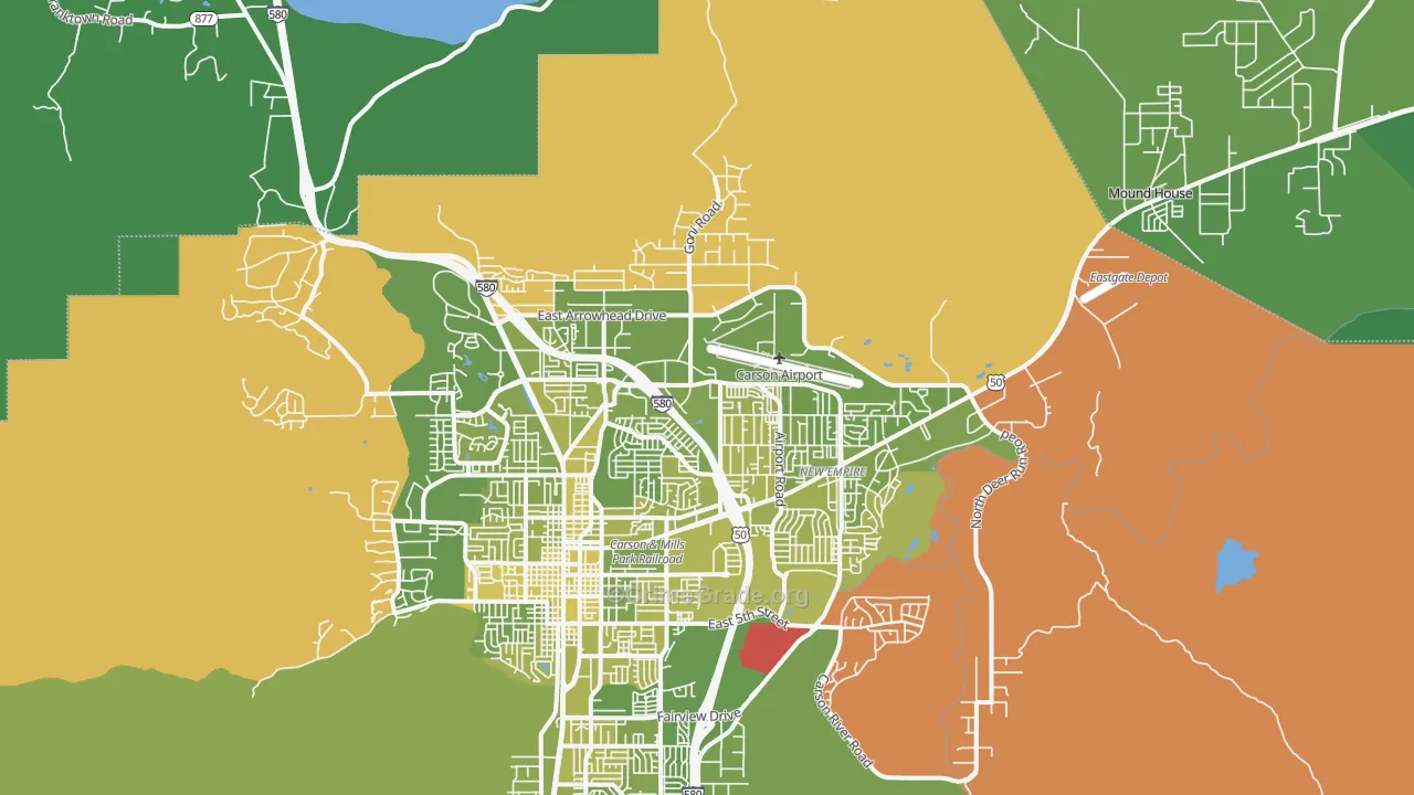89706, NV Map of Vehicle Theft Rates