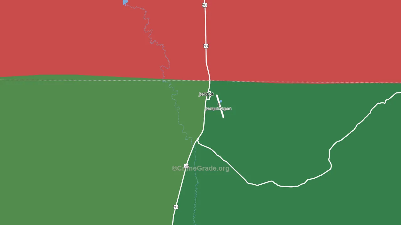 89825, NV Map of Vehicle Theft Rates