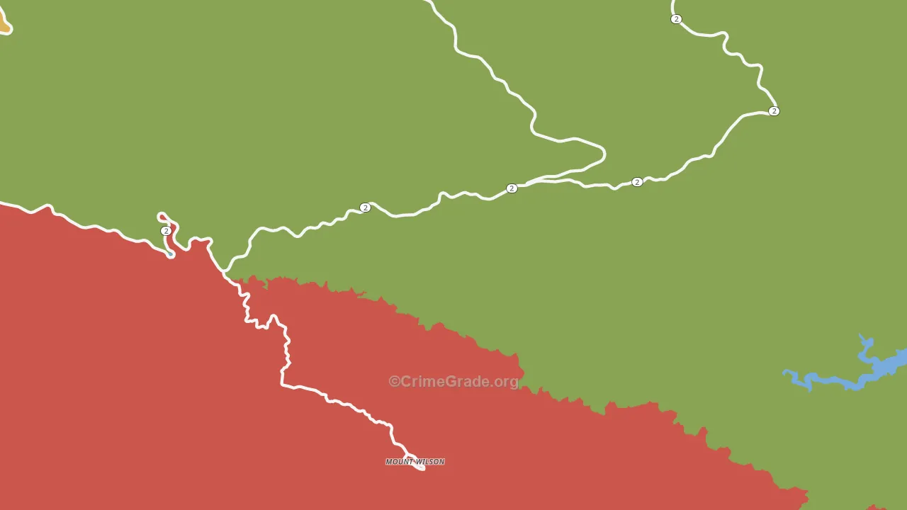 91023, CA Map of Vehicle Theft Rates