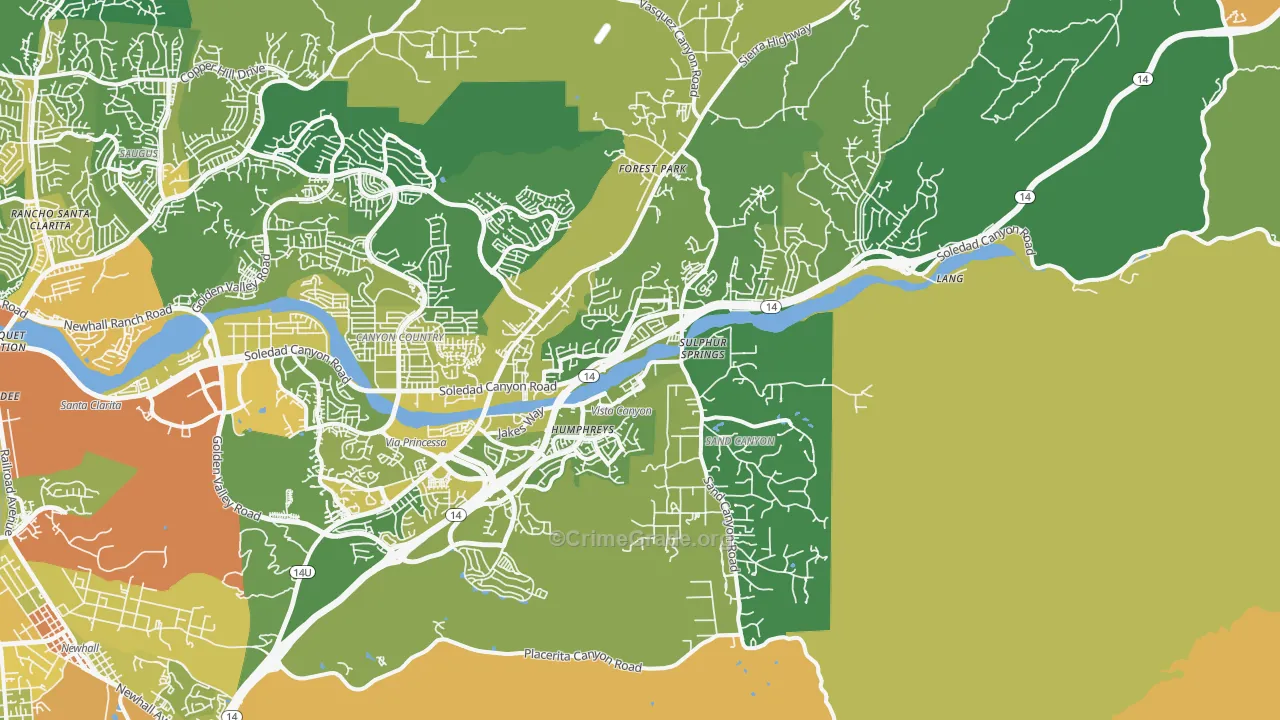 91387, CA Map of Vehicle Theft Rates