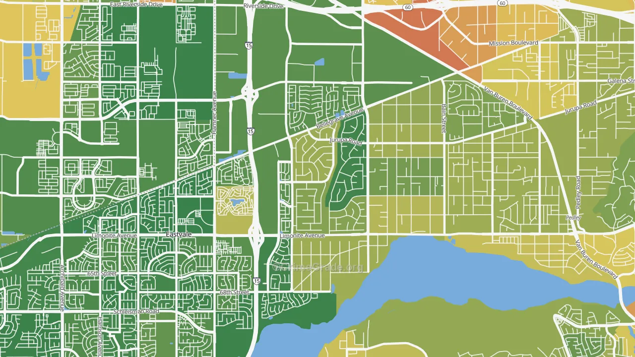 91752, CA Map of Vehicle Theft Rates