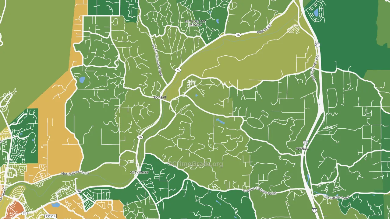 92003, CA Map of Vehicle Theft Rates