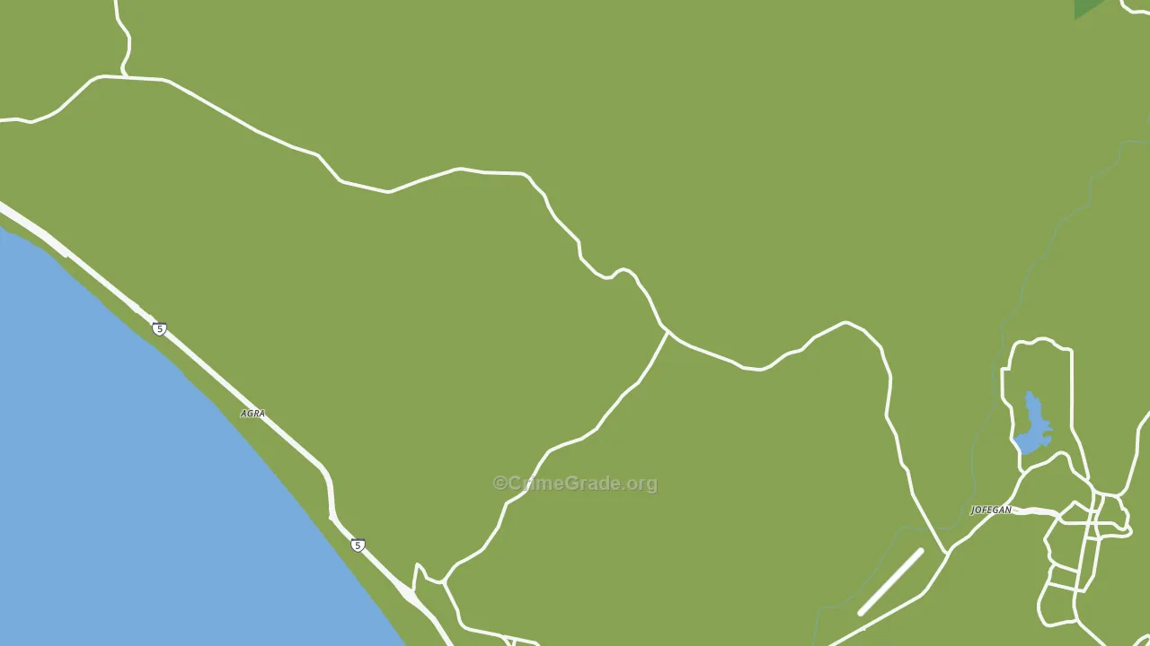 92055, CA Map of Vehicle Theft Rates