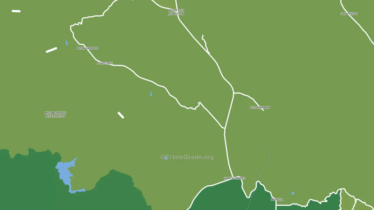 92070, CA Map of Vehicle Theft Rates