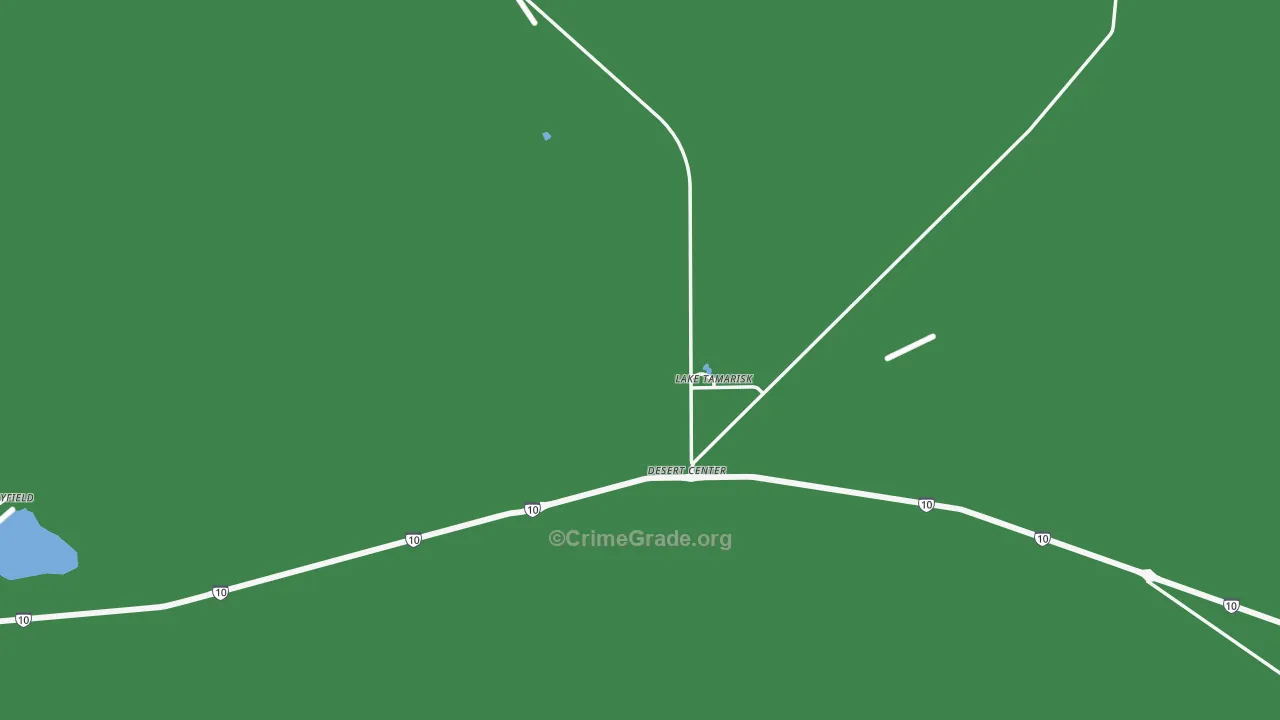 92239, CA Map of Vehicle Theft Rates