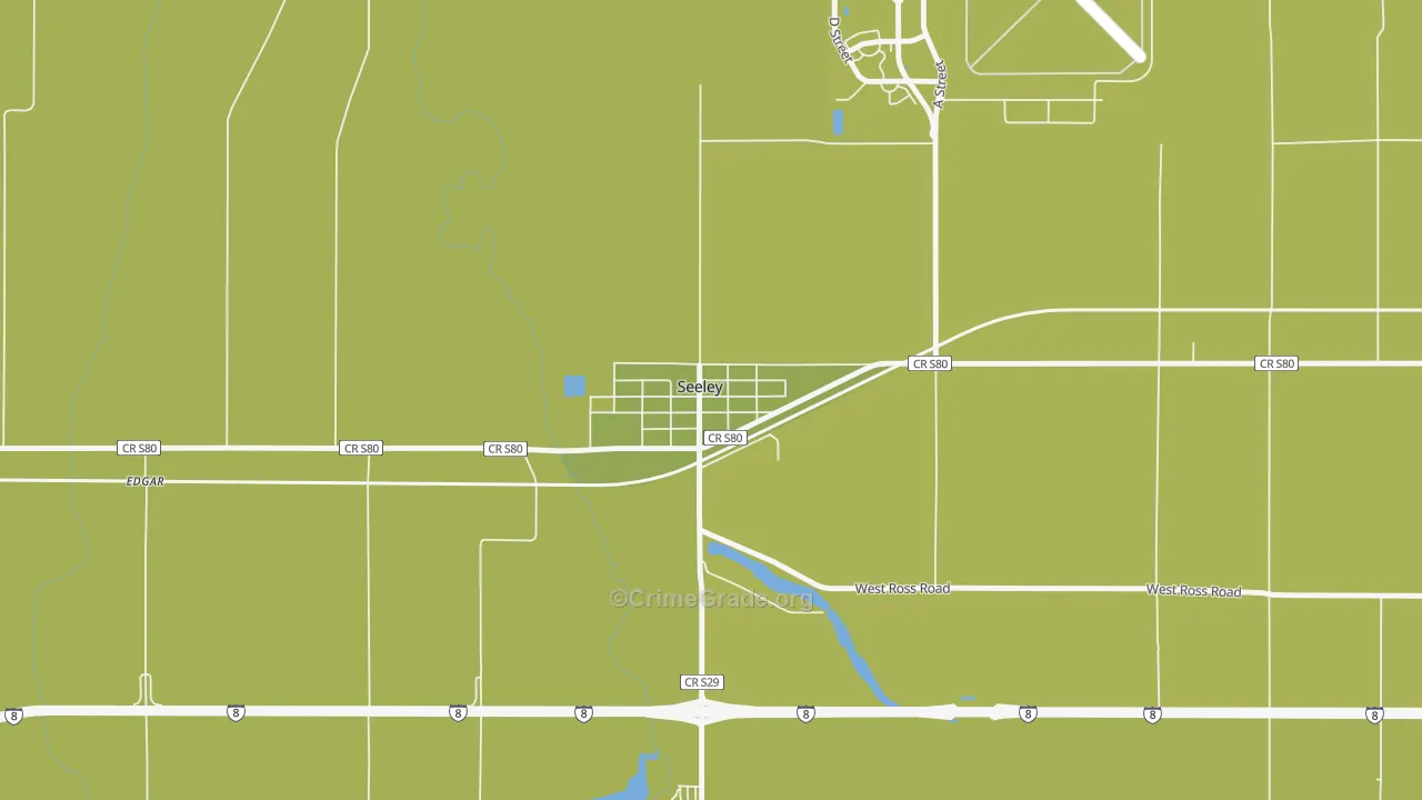 92273, CA Map of Vehicle Theft Rates