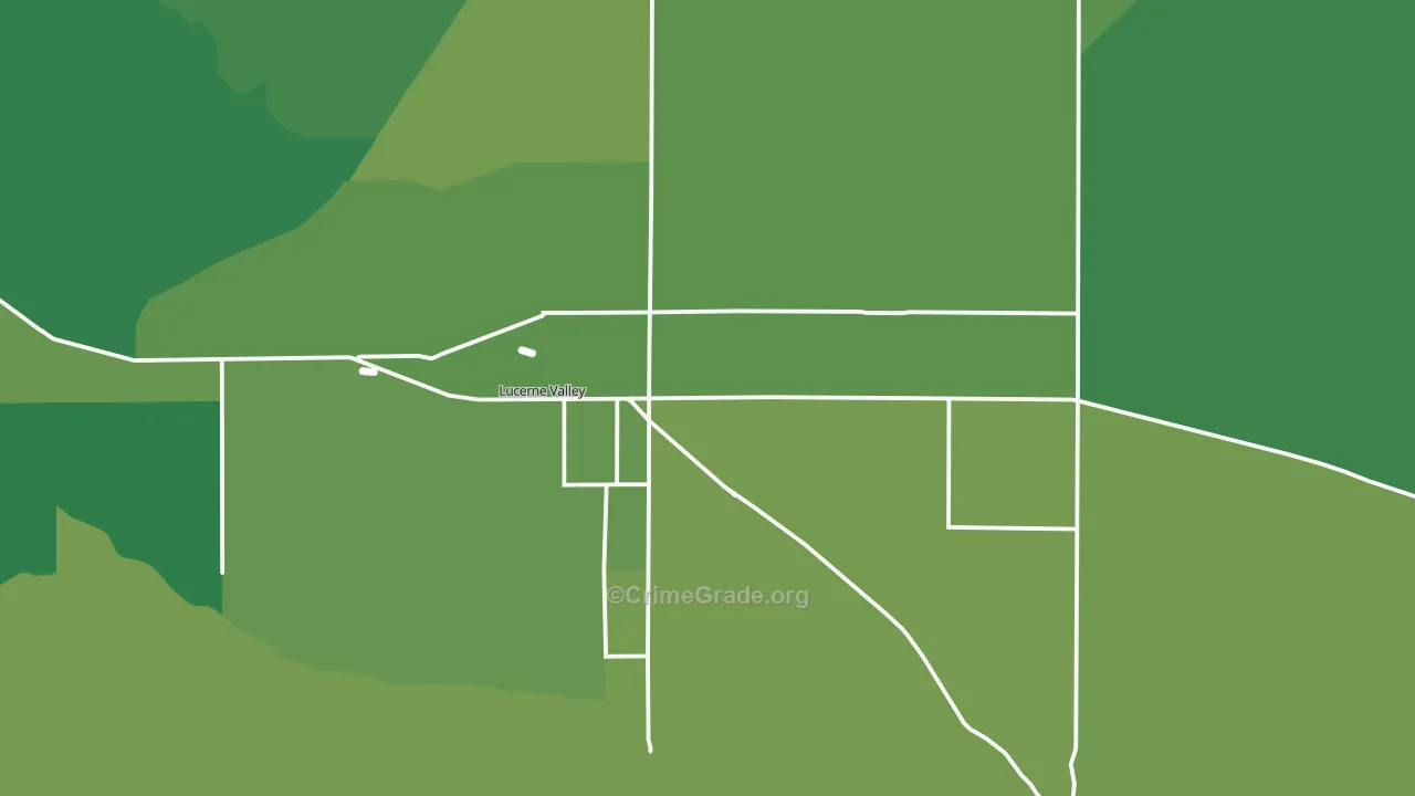 92356, CA Map of Vehicle Theft Rates