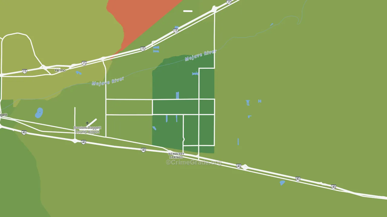 92365, CA Map of Vehicle Theft Rates