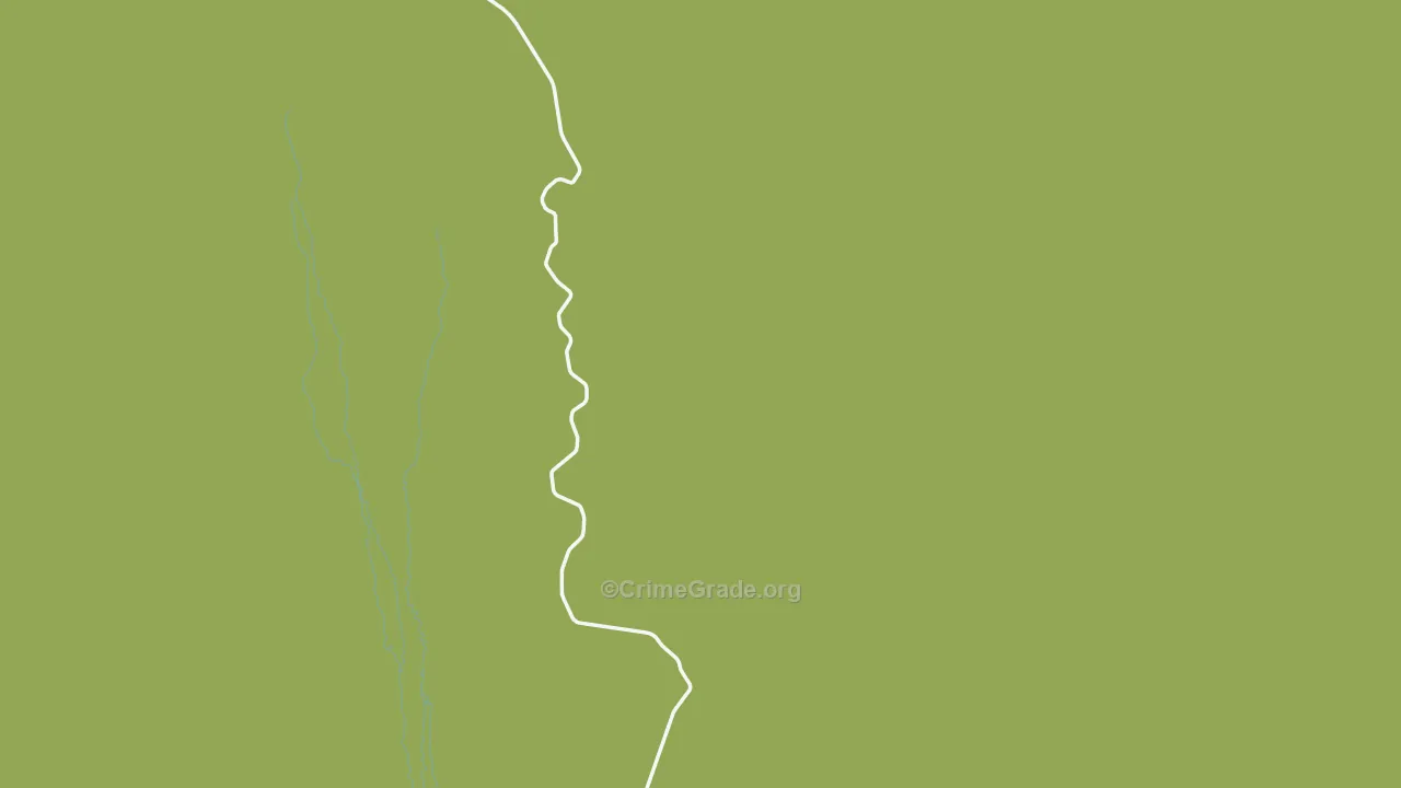 92384, CA Map of Vehicle Theft Rates
