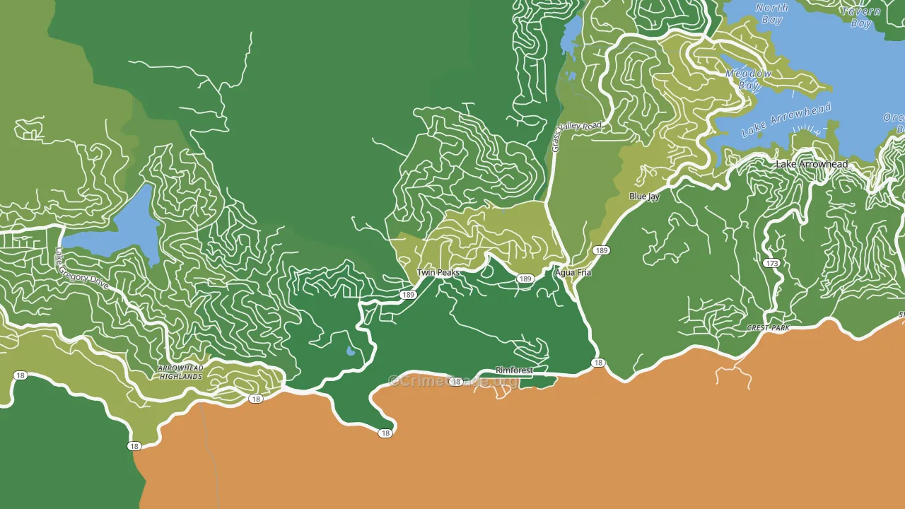92391, CA Map of Vehicle Theft Rates