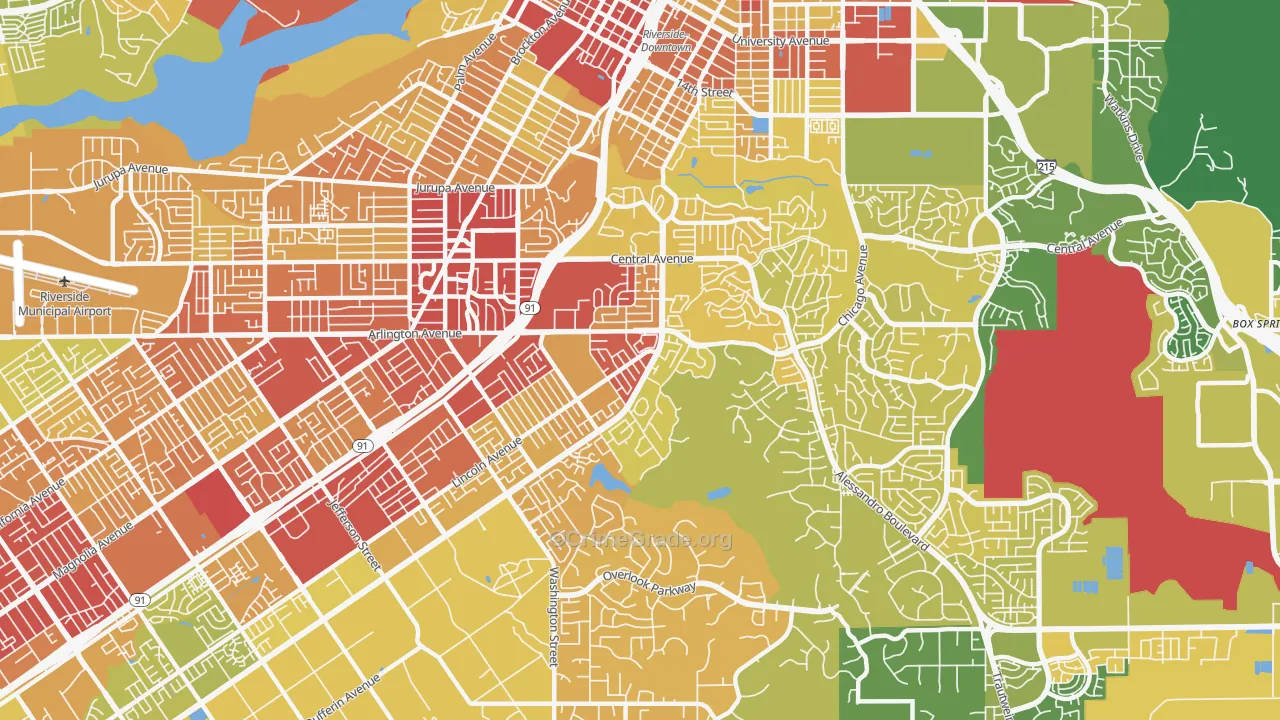92506, CA Map of Vehicle Theft Rates