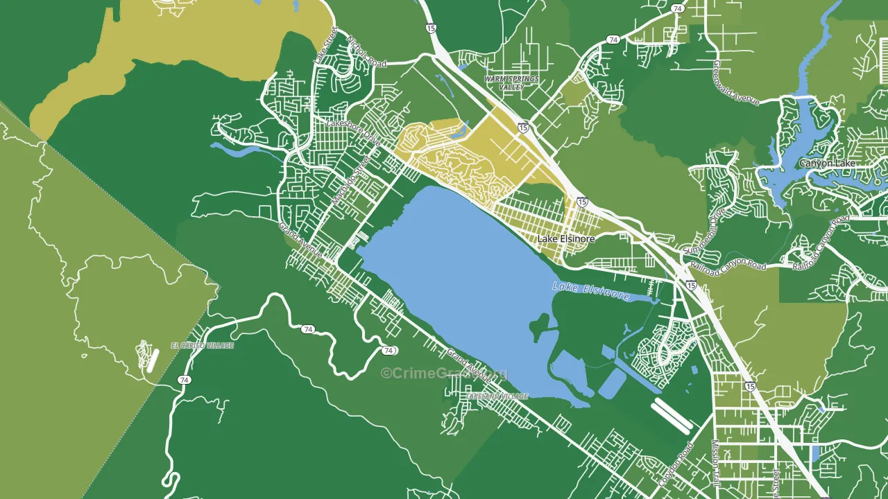 92530, CA Map of Vehicle Theft Rates