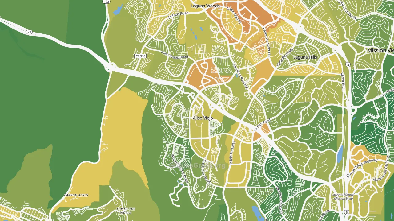 92656, CA Map of Vehicle Theft Rates
