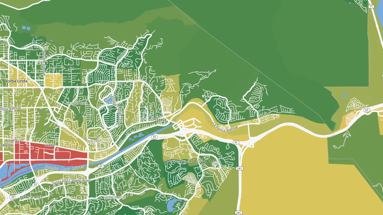 92887, CA Map of Vehicle Theft Rates