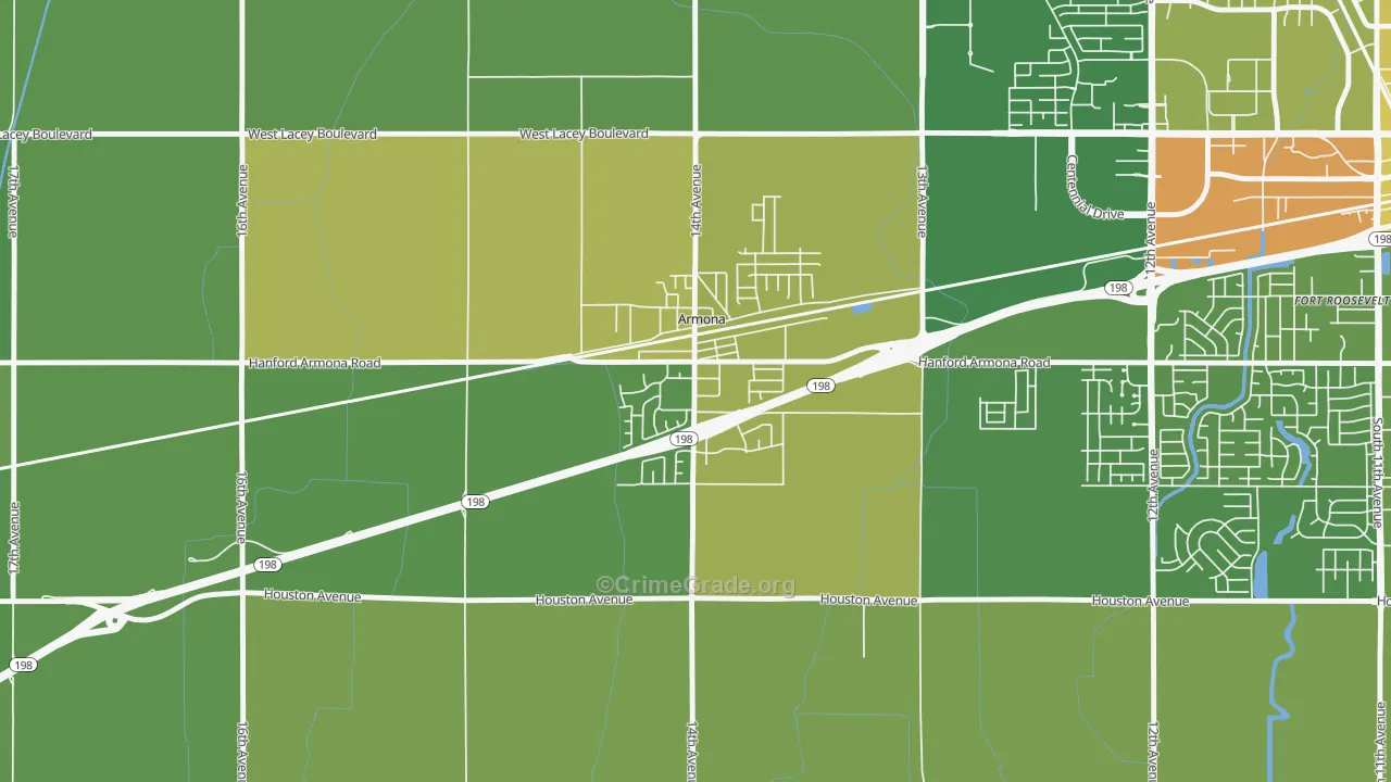 93202, CA Map of Vehicle Theft Rates