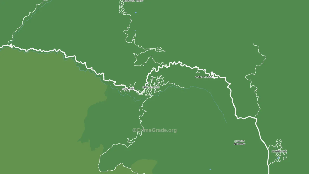 93208, CA Map of Vehicle Theft Rates