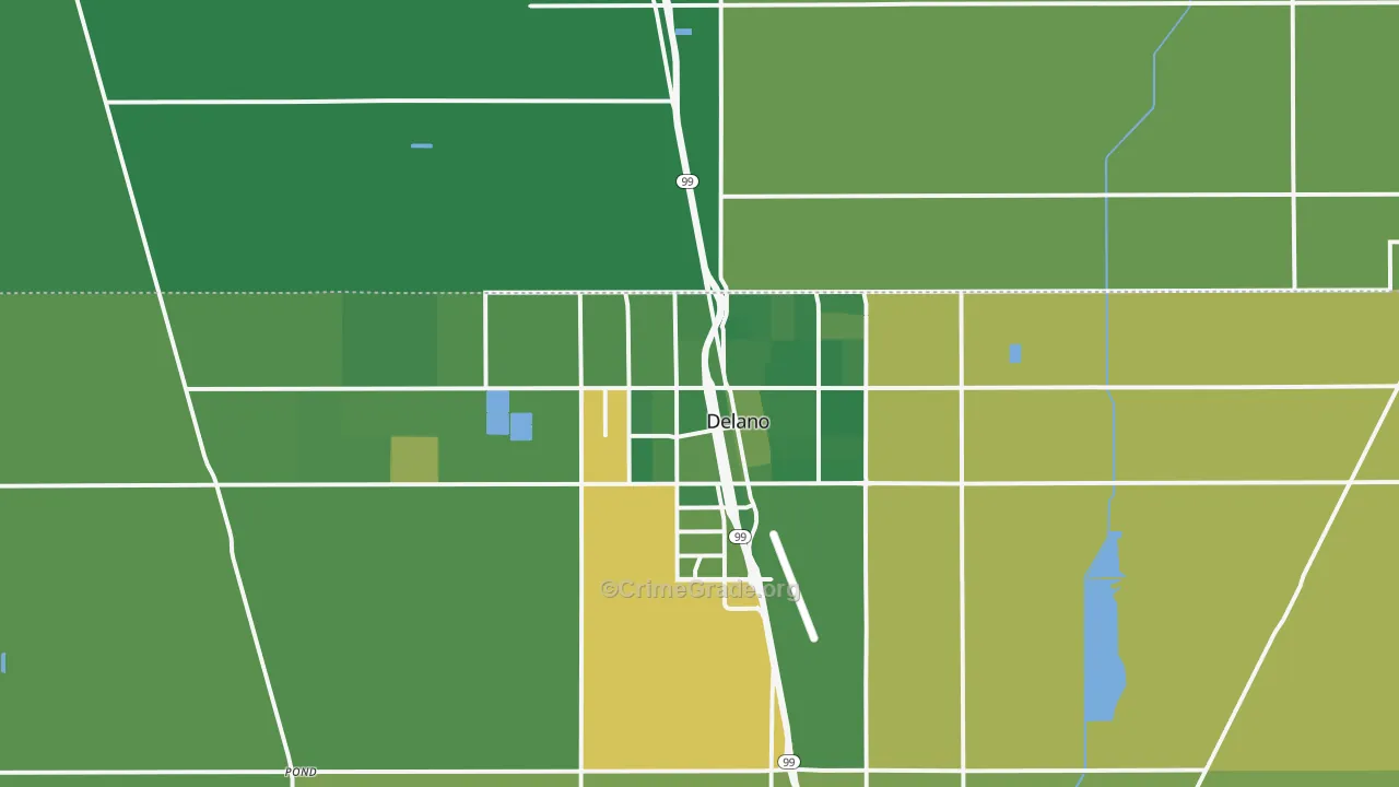 93215, CA Map of Vehicle Theft Rates