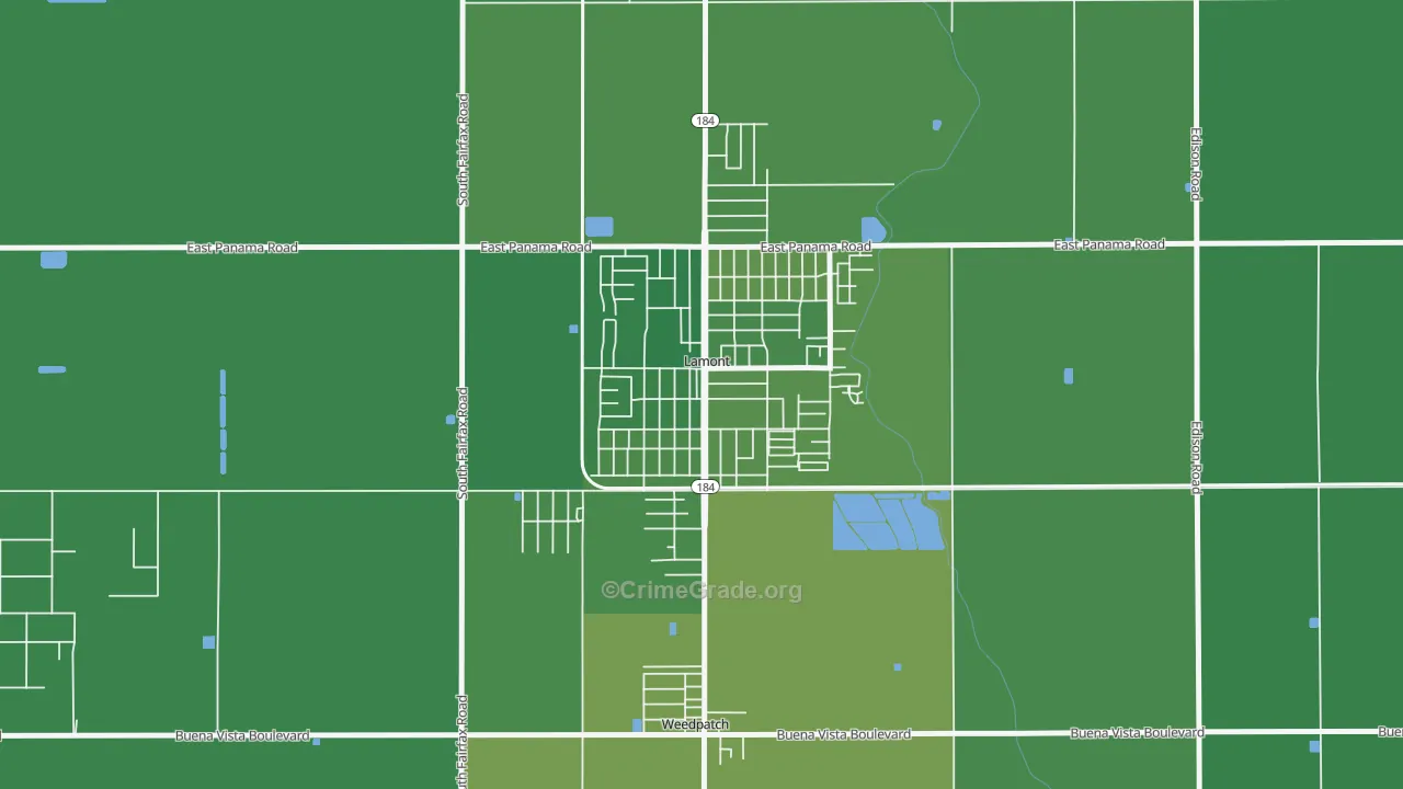 93241, CA Map of Vehicle Theft Rates