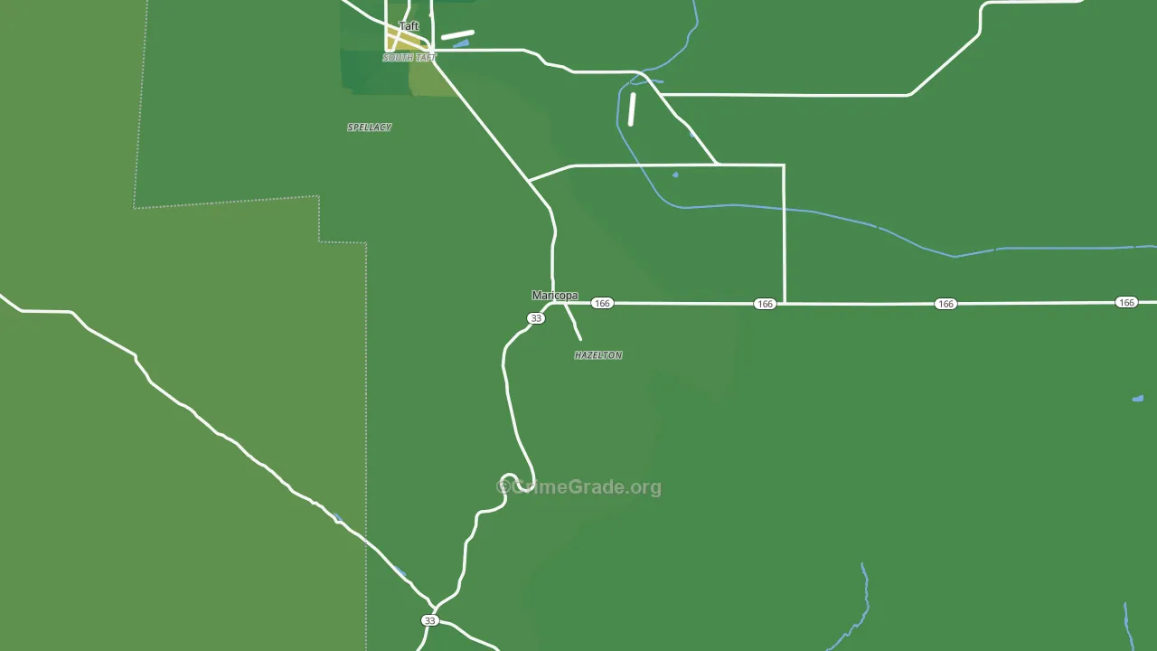 93252, CA Map of Vehicle Theft Rates