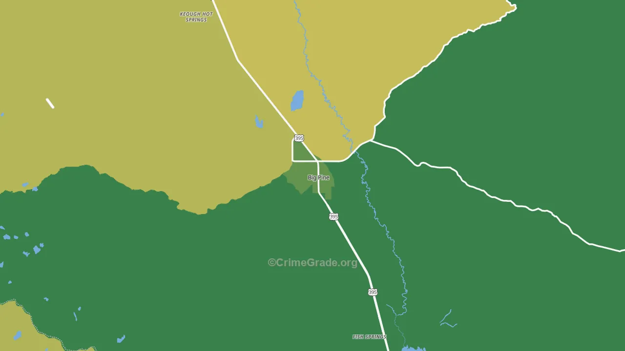93513, CA Map of Vehicle Theft Rates