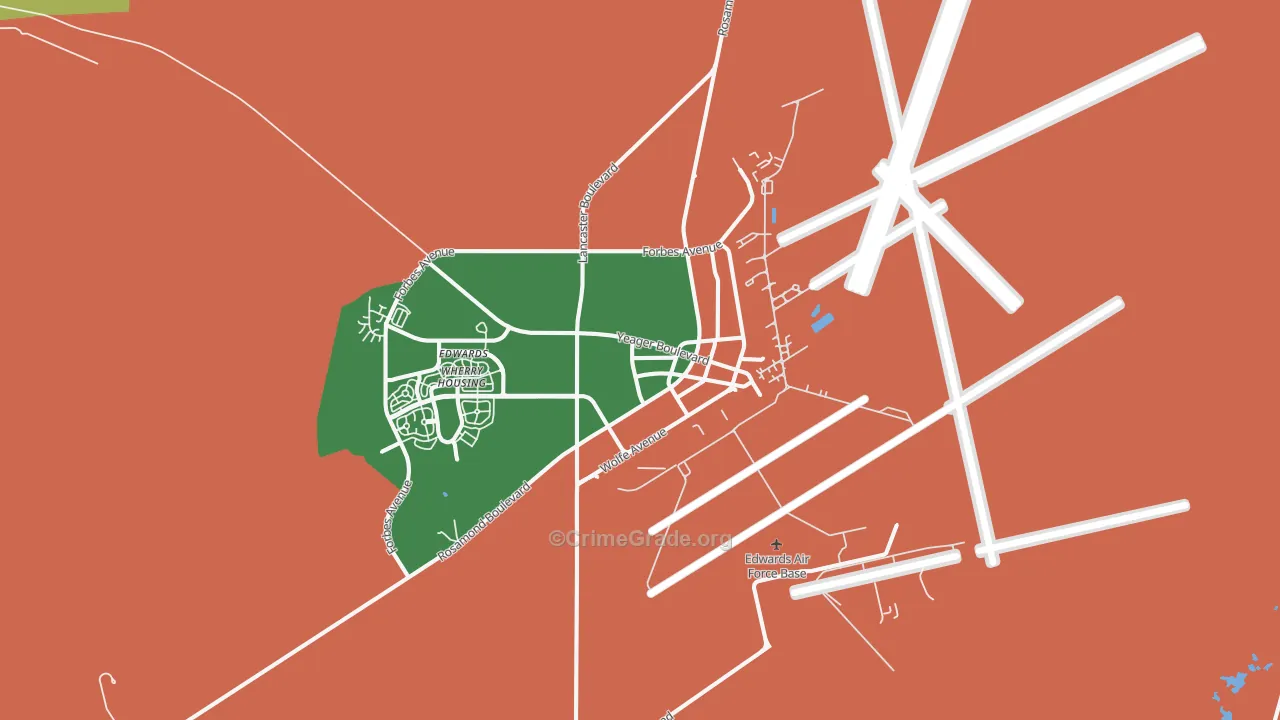 93524, CA Map of Vehicle Theft Rates