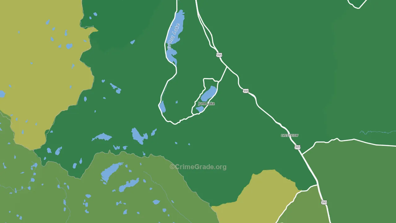 93529, CA Map of Vehicle Theft Rates