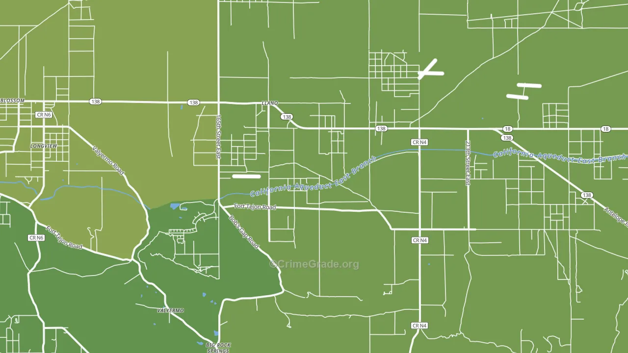 93544, CA Map of Vehicle Theft Rates