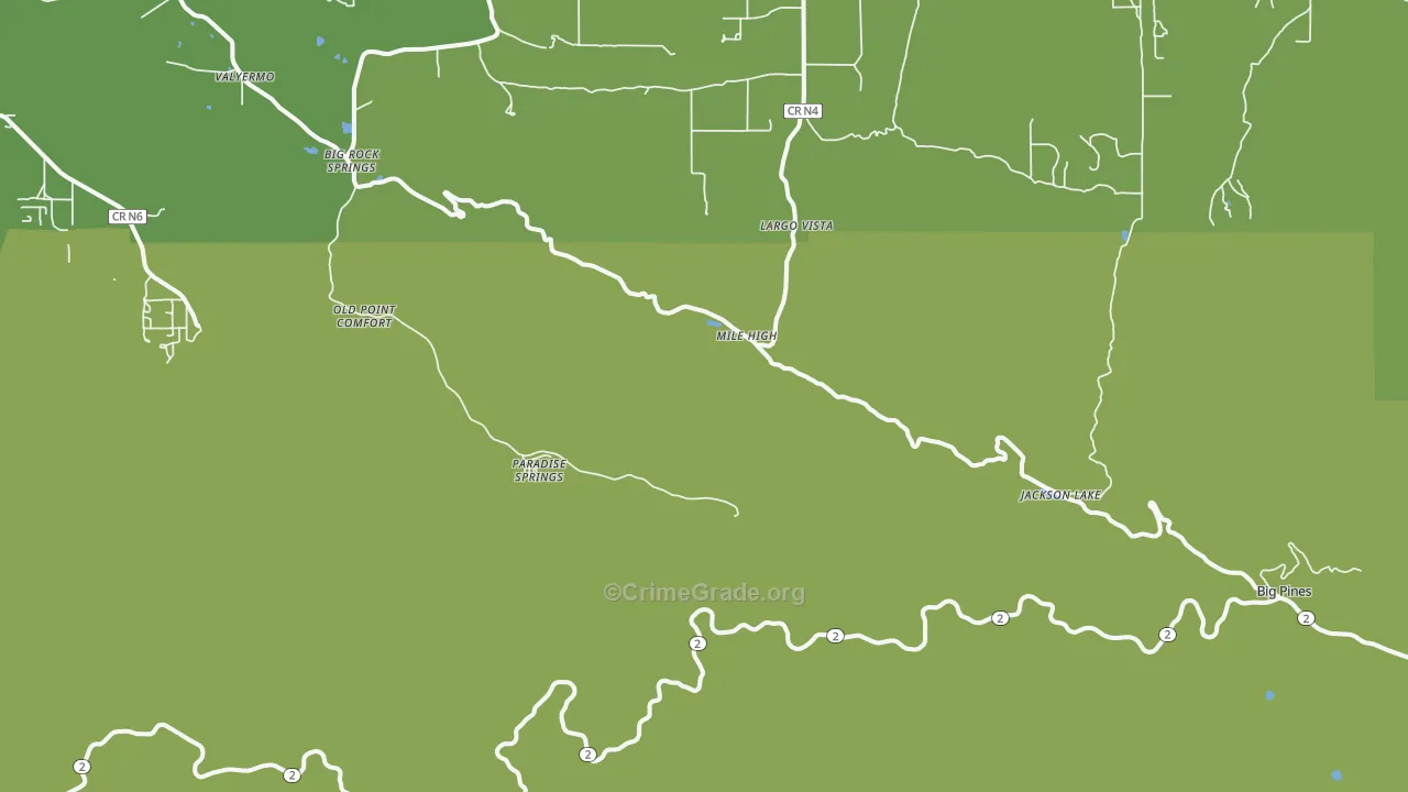93563, CA Map of Vehicle Theft Rates