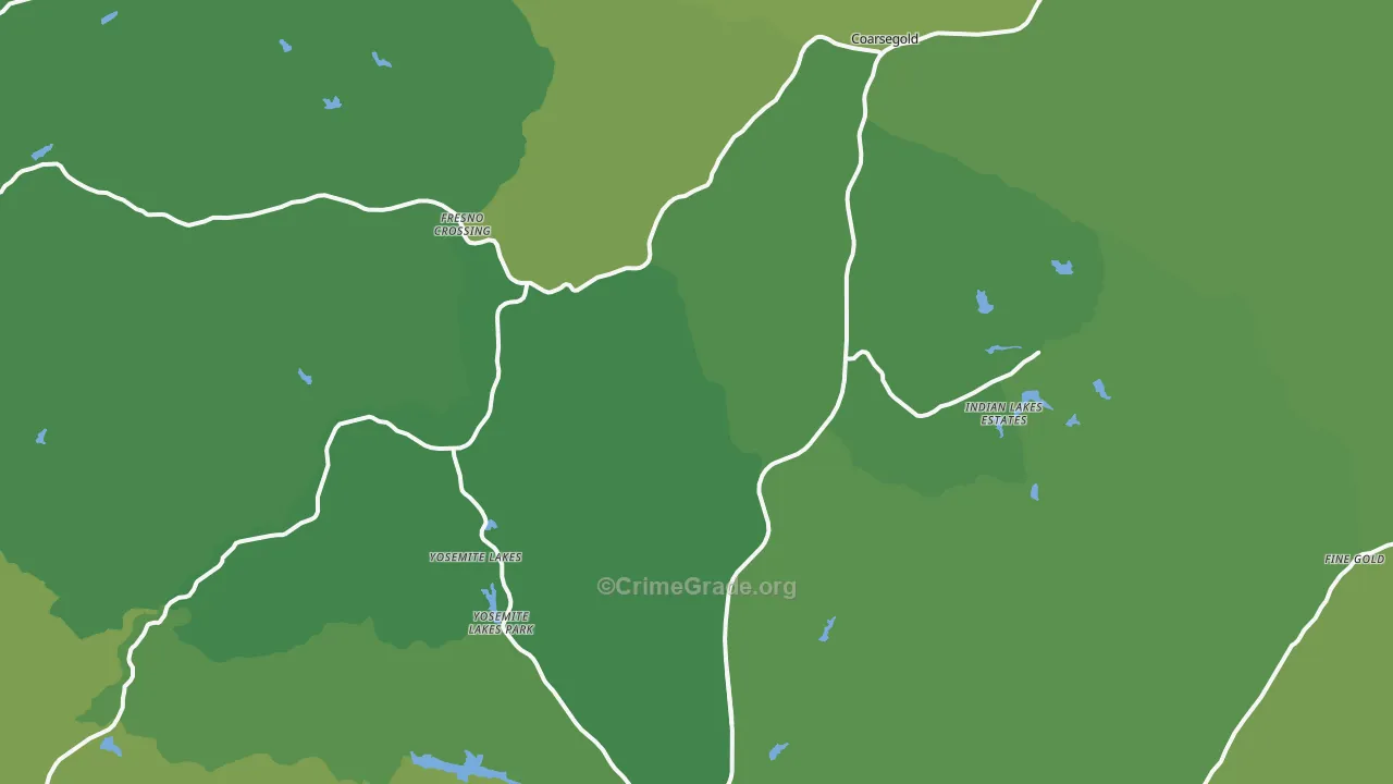 93614, CA Map of Vehicle Theft Rates