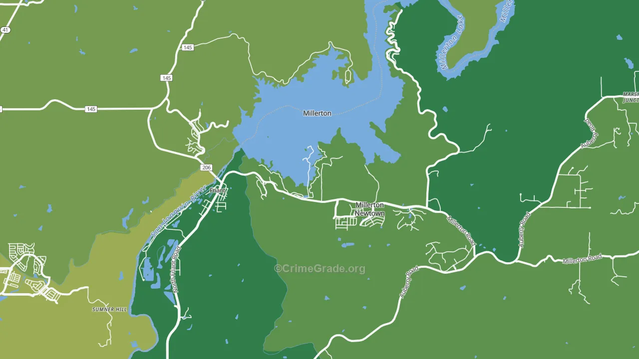 93626, CA Map of Vehicle Theft Rates