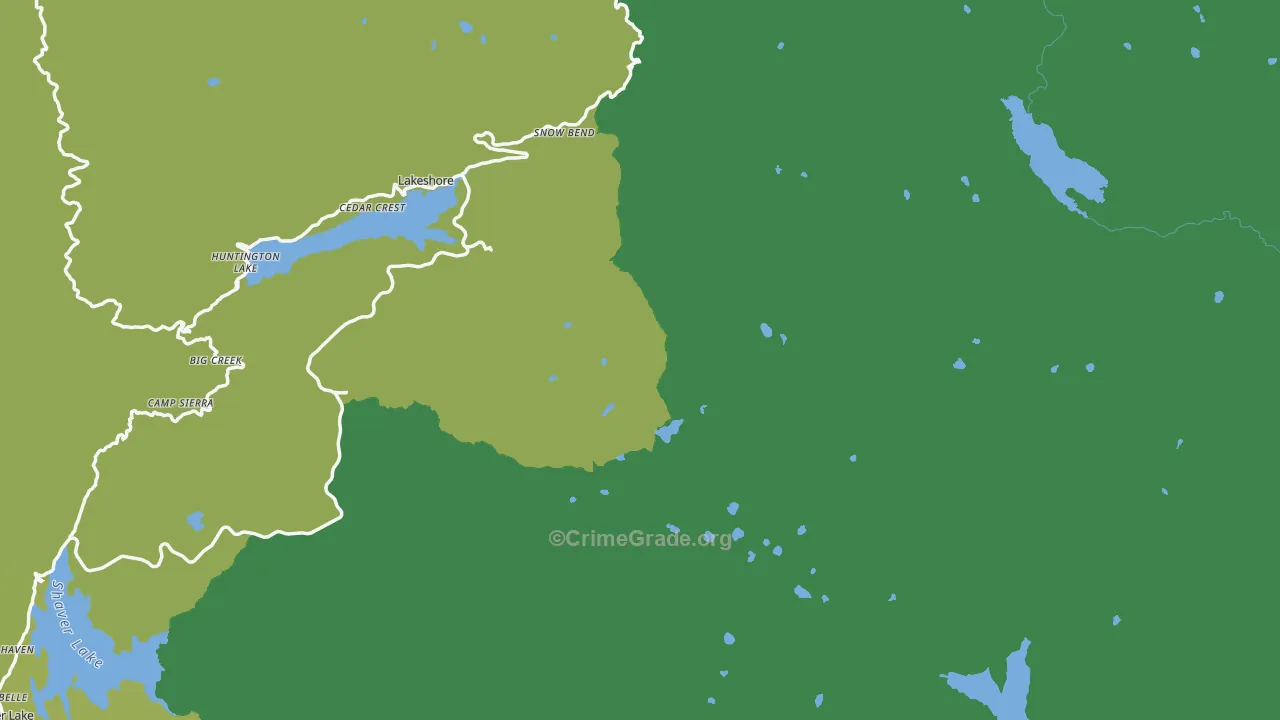 93634, CA Map of Vehicle Theft Rates
