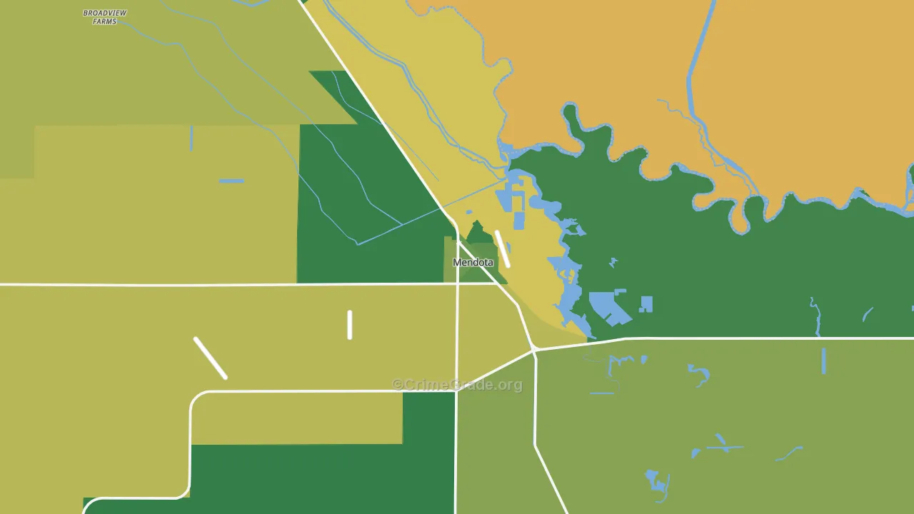 93640, CA Map of Vehicle Theft Rates