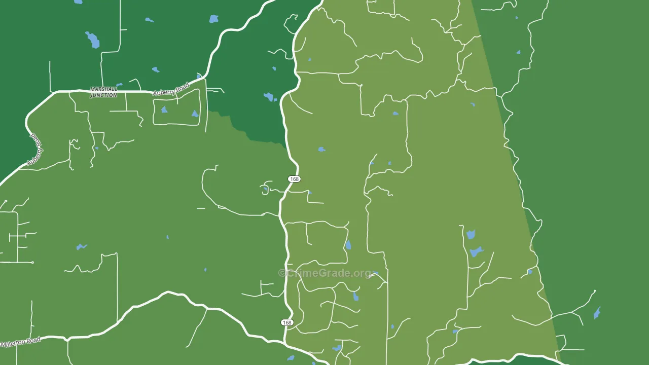 93651, CA Map of Vehicle Theft Rates