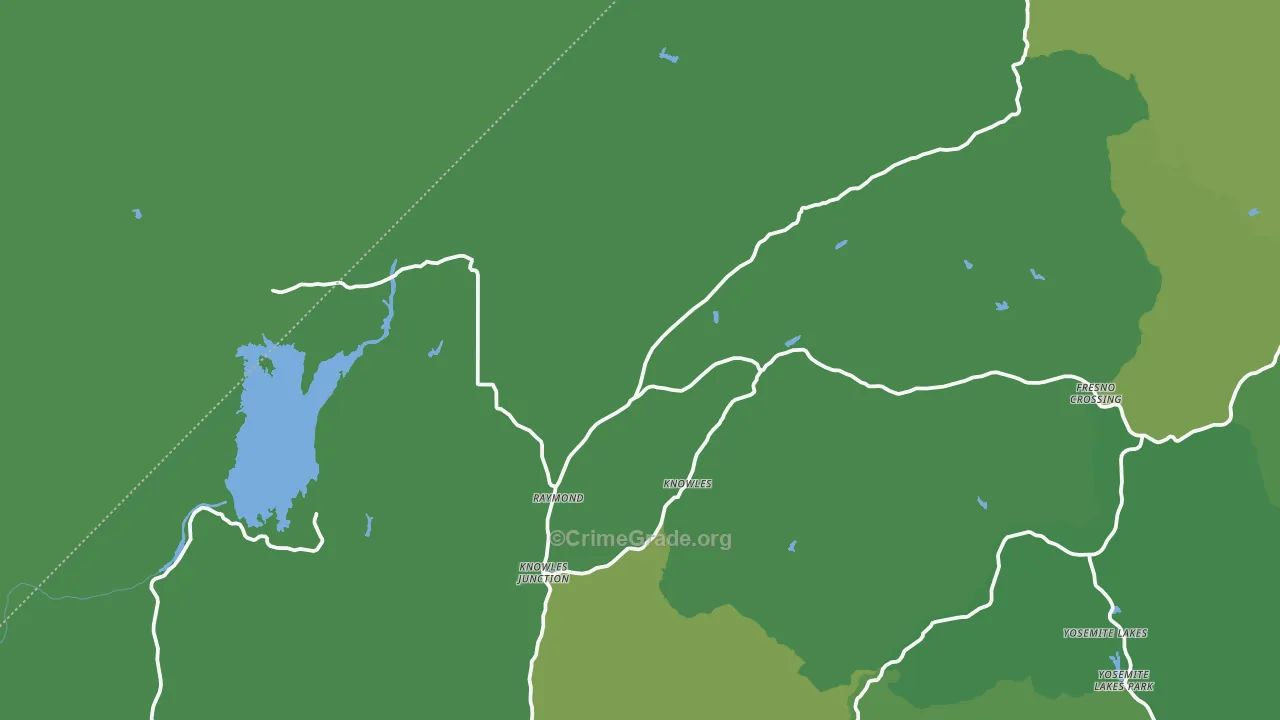 93653, CA Map of Vehicle Theft Rates