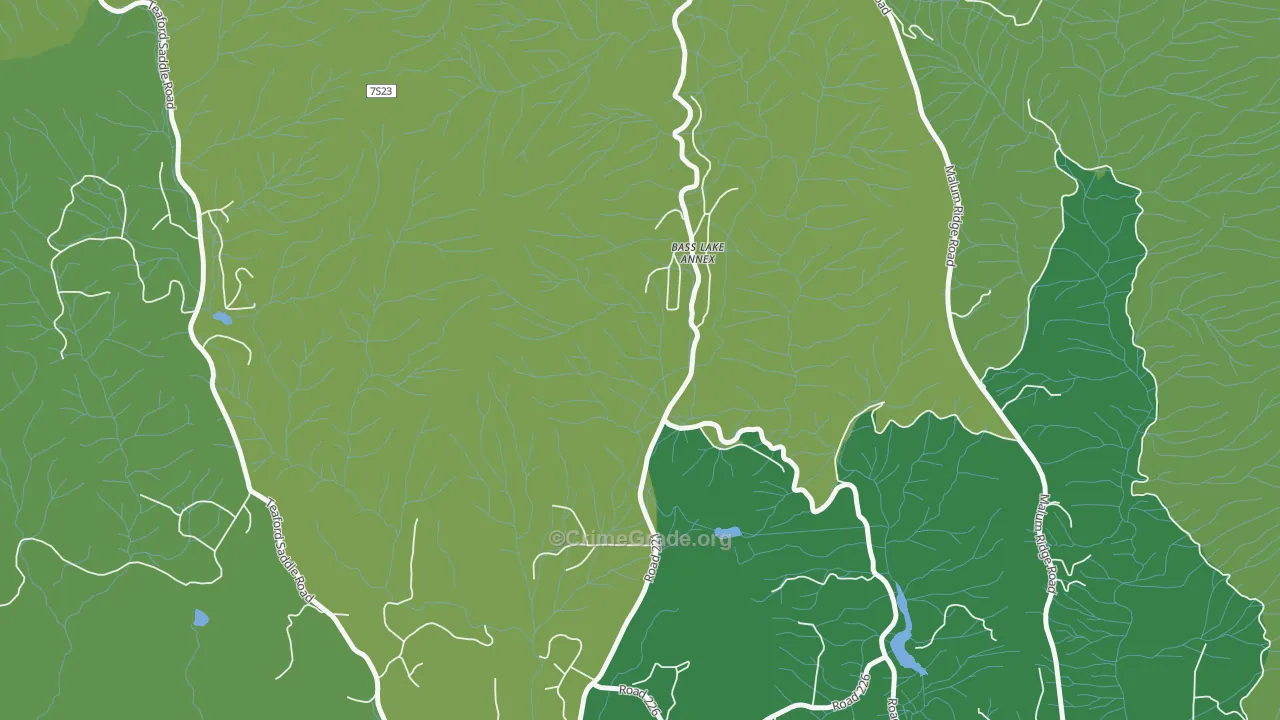 93669, CA Map of Vehicle Theft Rates