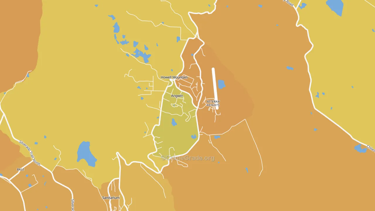 94508, CA Map of Vehicle Theft Rates