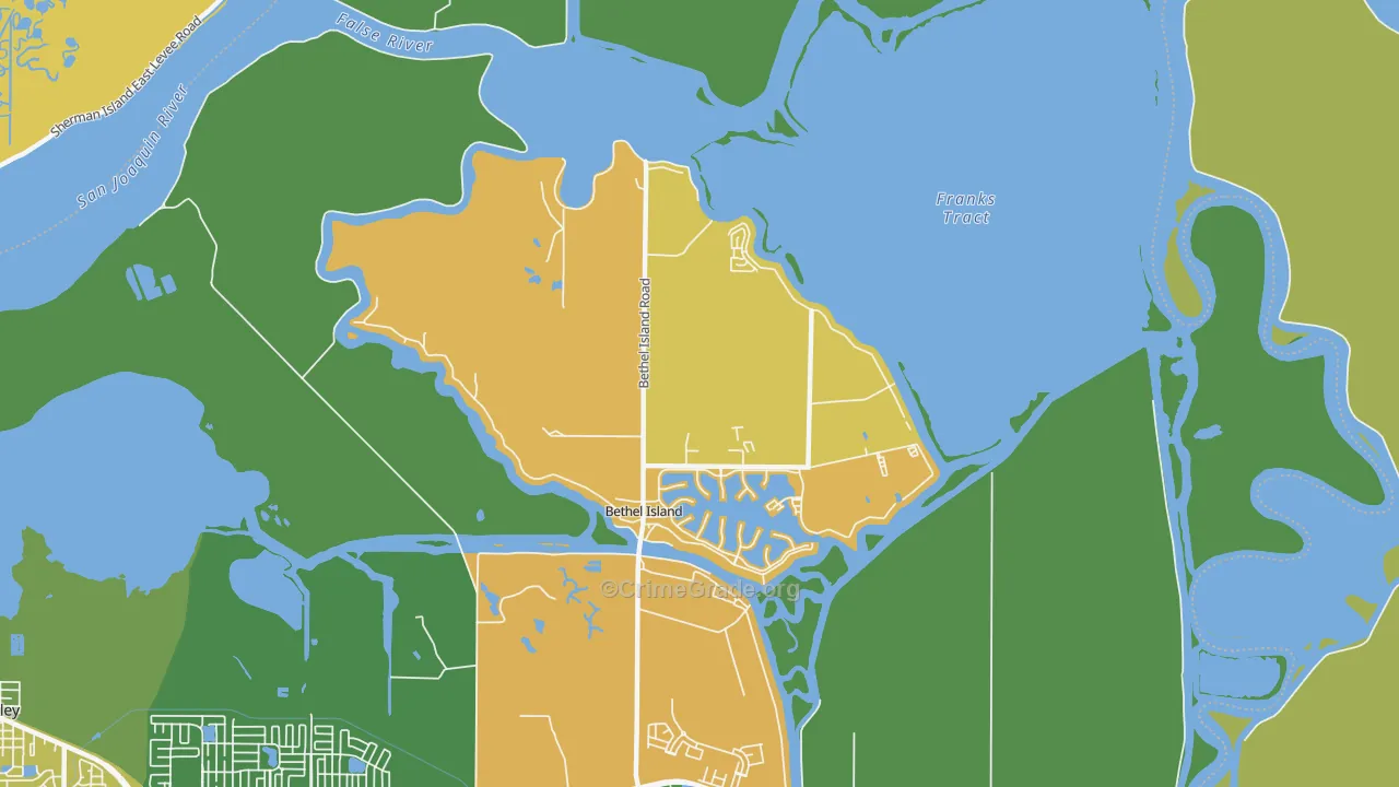 94511, CA Map of Vehicle Theft Rates