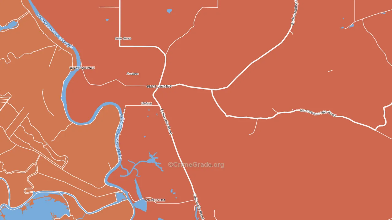 94512, CA Map of Vehicle Theft Rates
