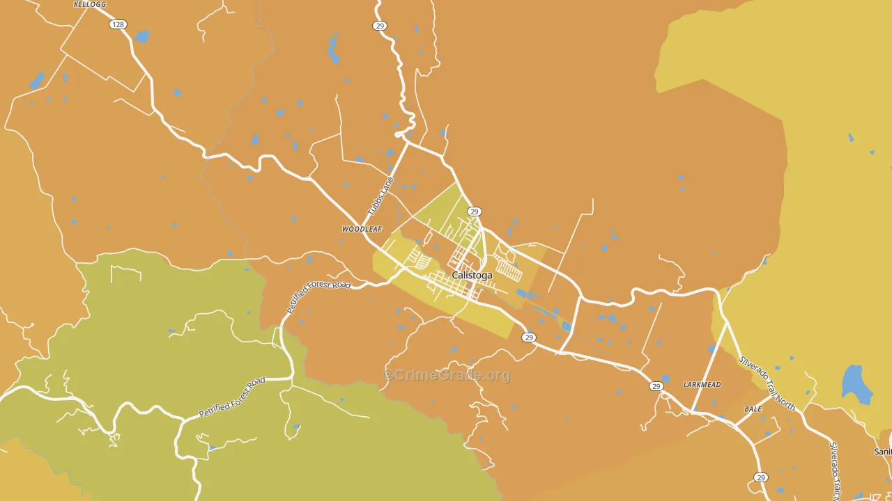 94515, CA Map of Vehicle Theft Rates
