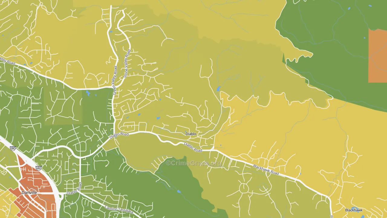 94528, CA Map of Vehicle Theft Rates