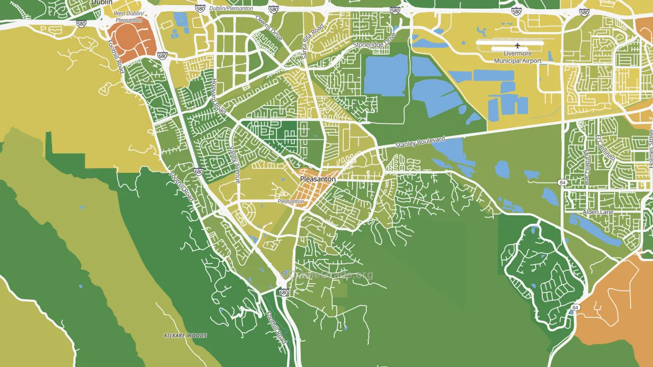 94566, CA Map of Vehicle Theft Rates