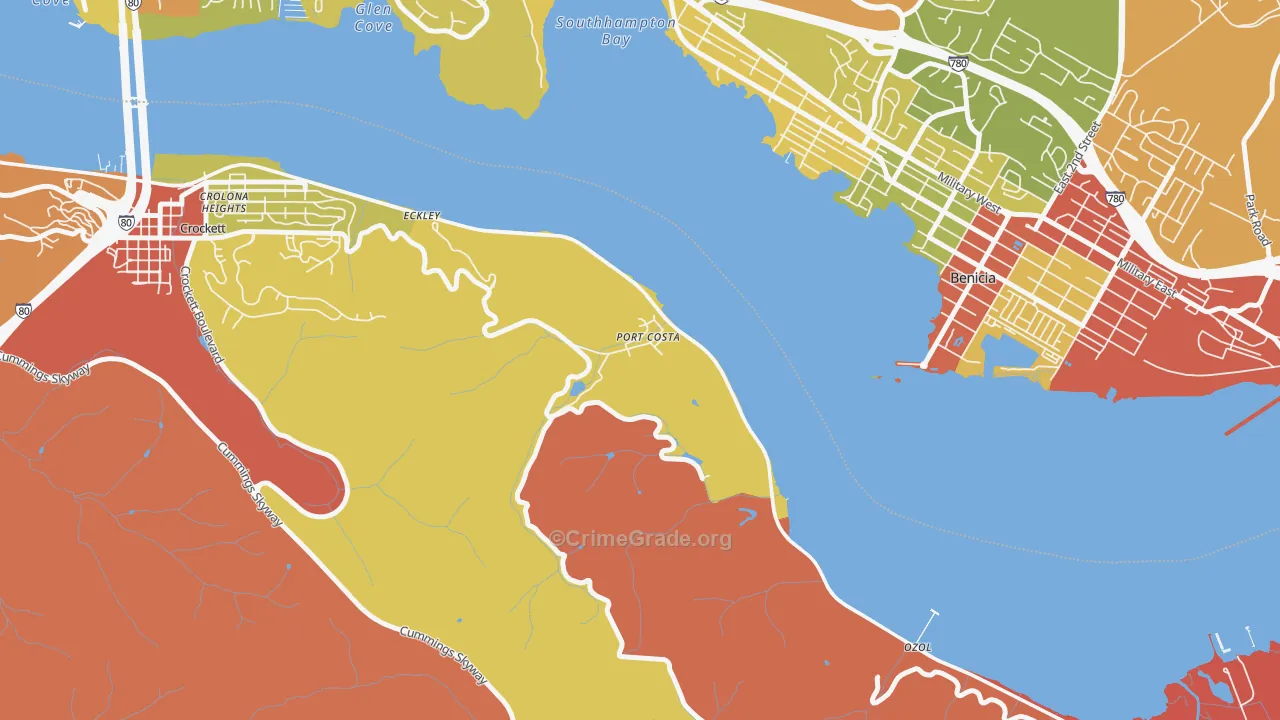 94569, CA Map of Vehicle Theft Rates