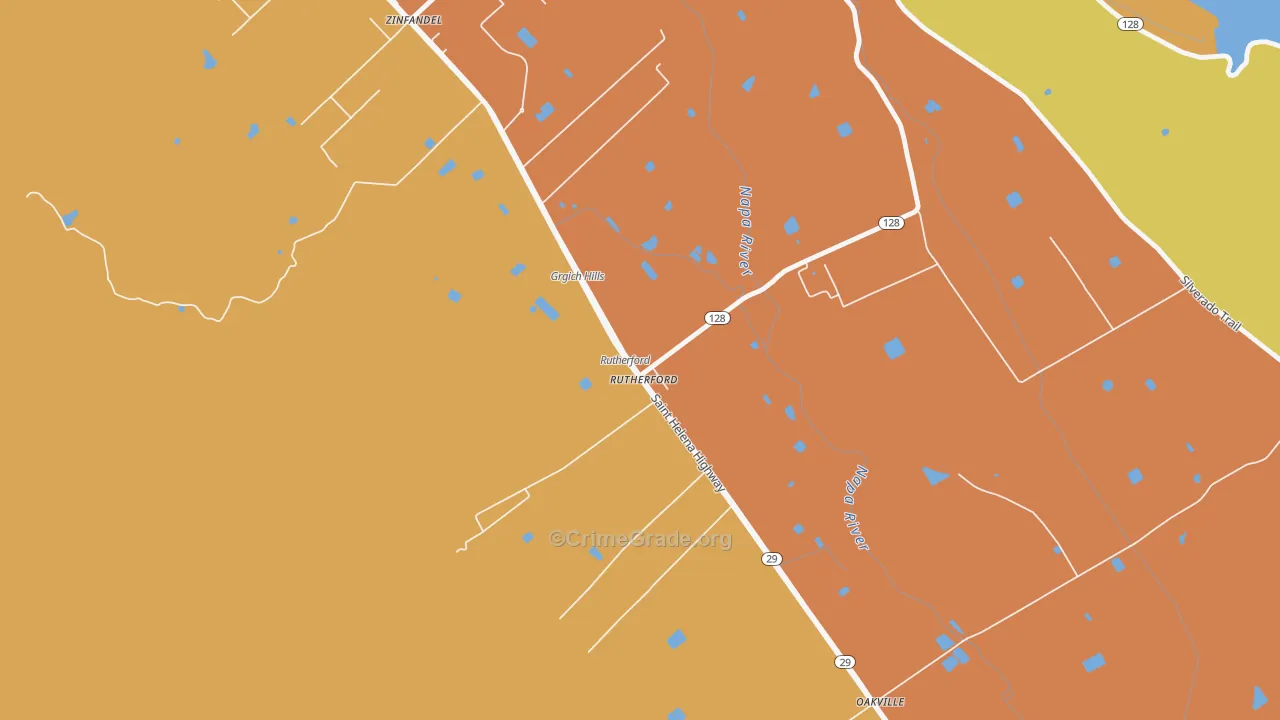 94573, CA Map of Vehicle Theft Rates