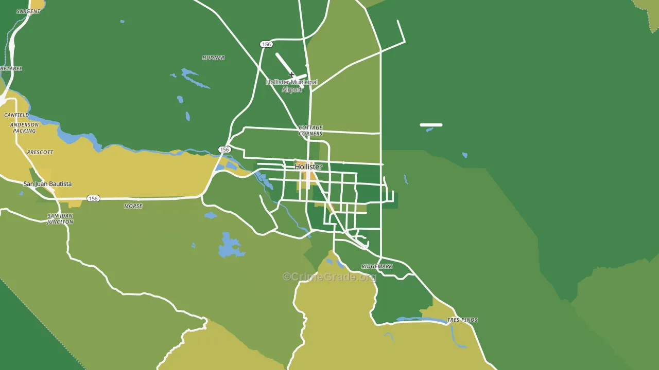 95023, CA Map of Vehicle Theft Rates