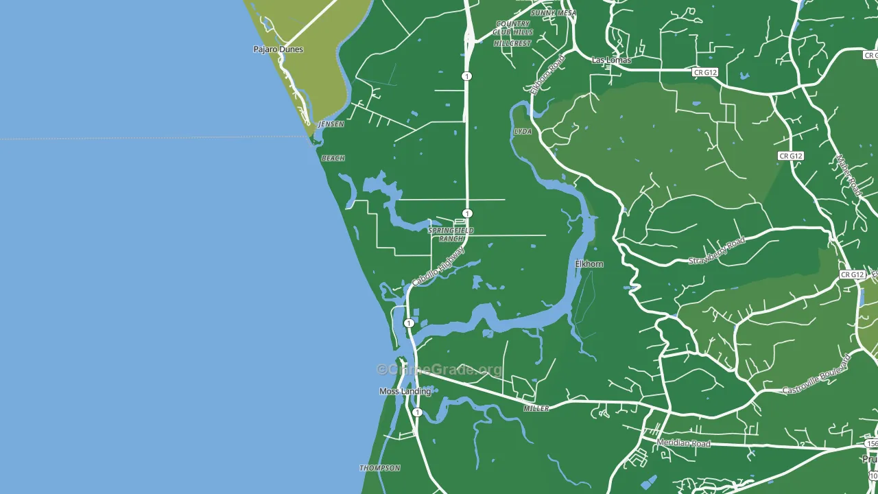 95039, CA Map of Vehicle Theft Rates