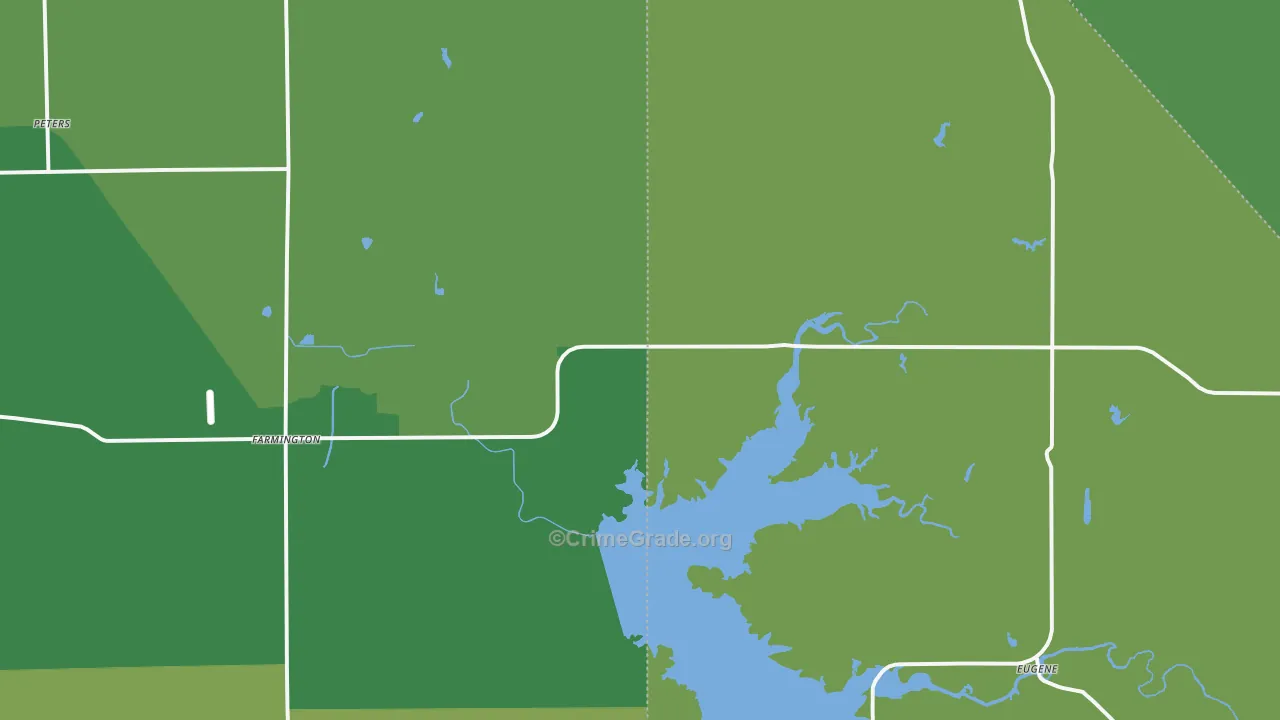 95230, CA Map of Vehicle Theft Rates