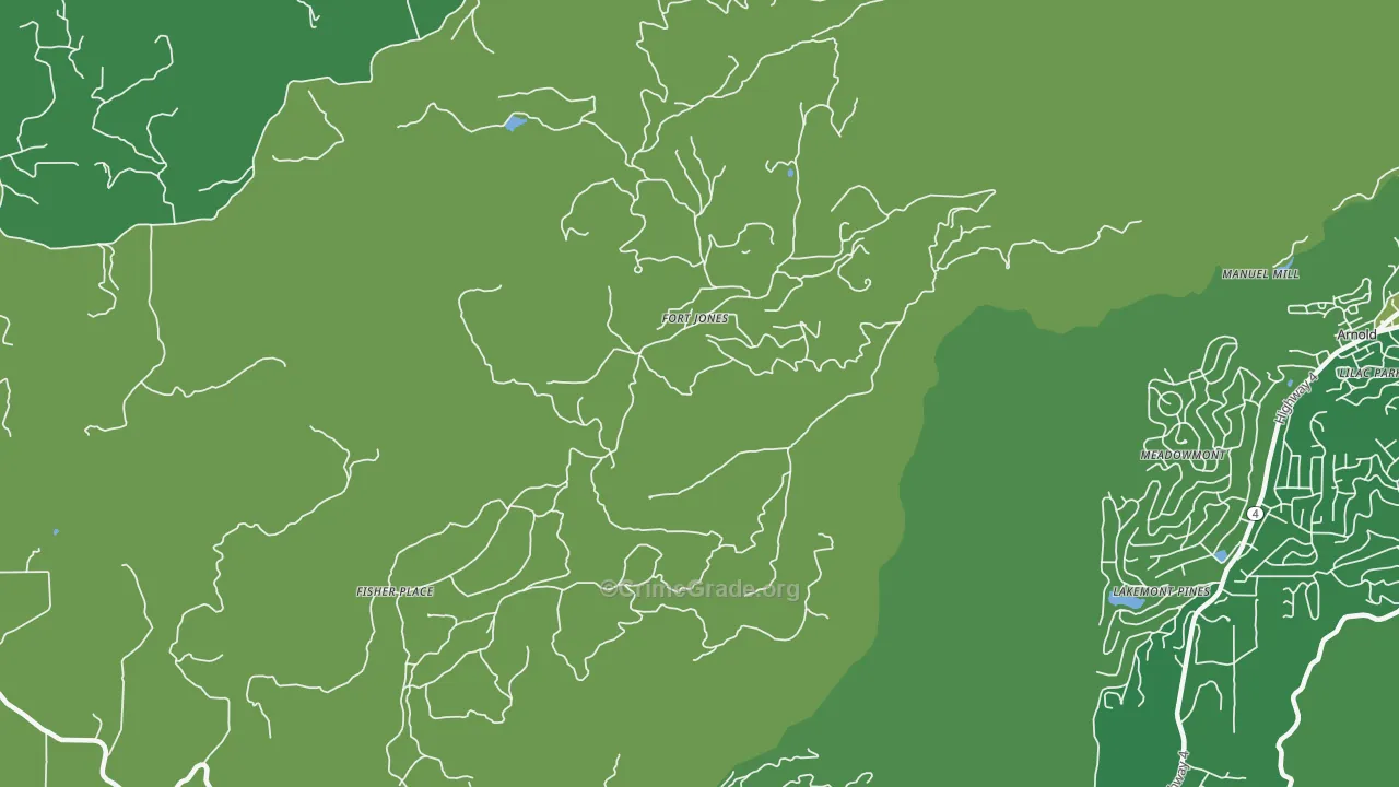 95250, CA Map of Vehicle Theft Rates